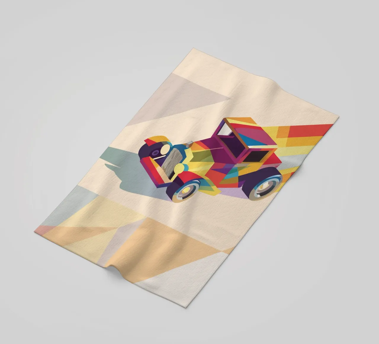 Oldtimer Strandtuch von POLYGON SPECIAL