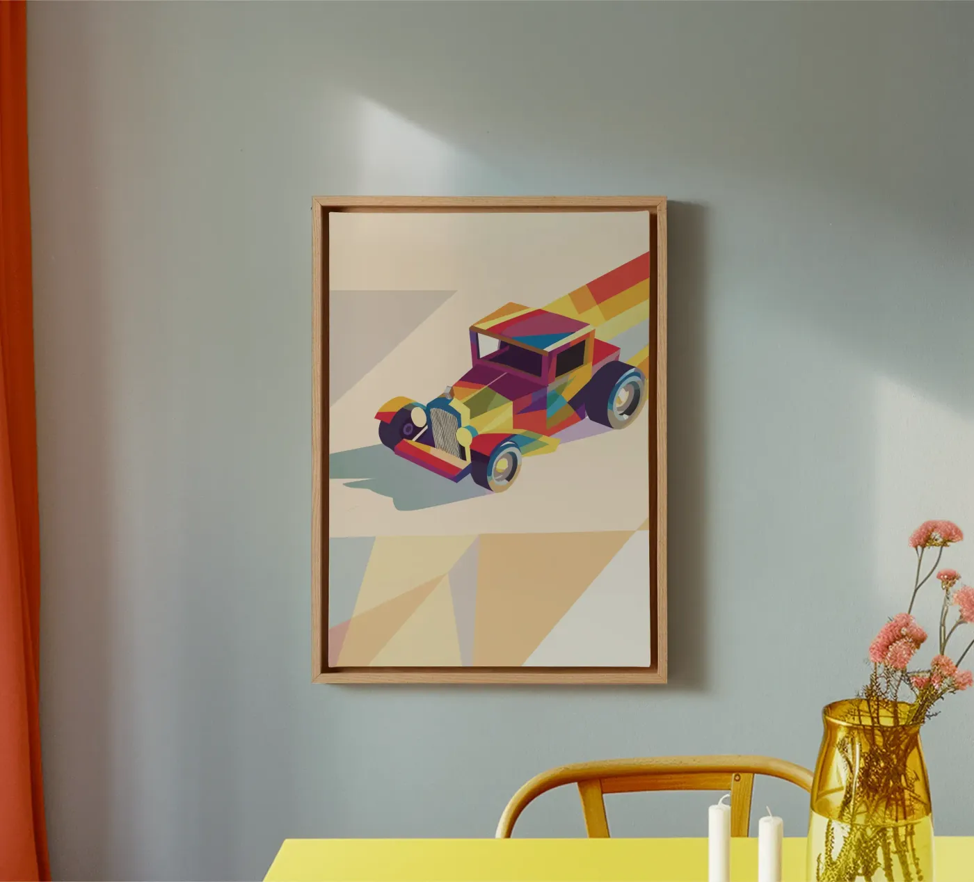Classic Car Leinwand von POLYGON SPECIAL