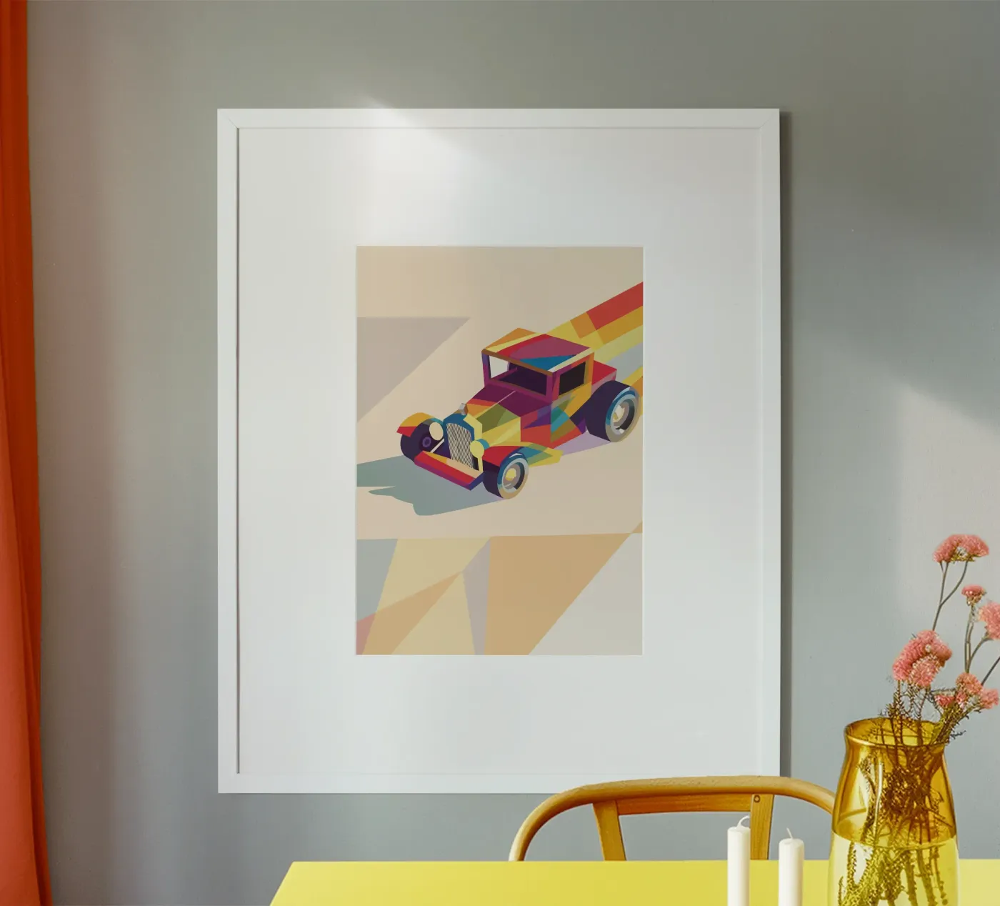 Classic Car Poster von POLYGON SPECIAL