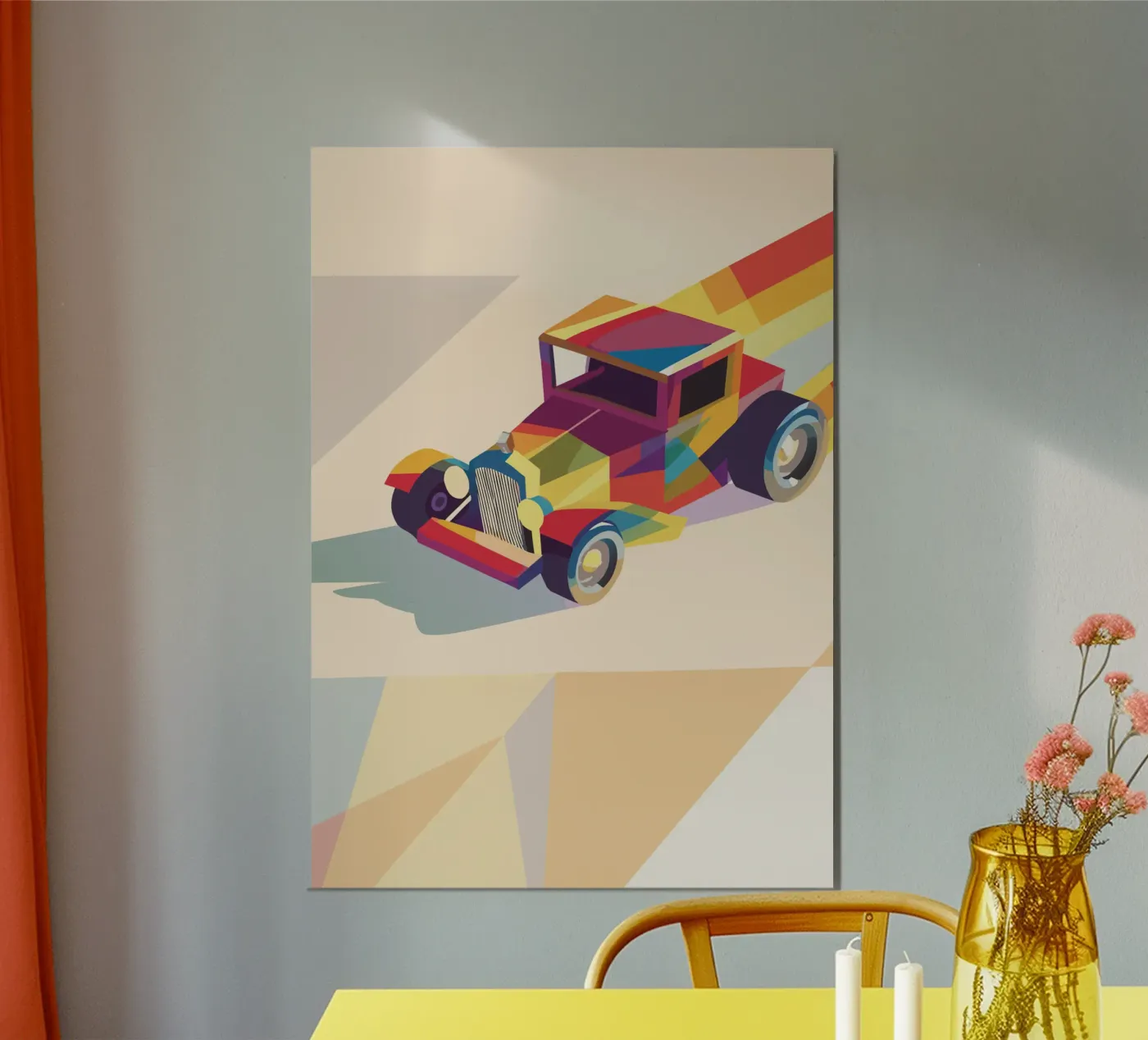 Classic Car Poster von POLYGON SPECIAL