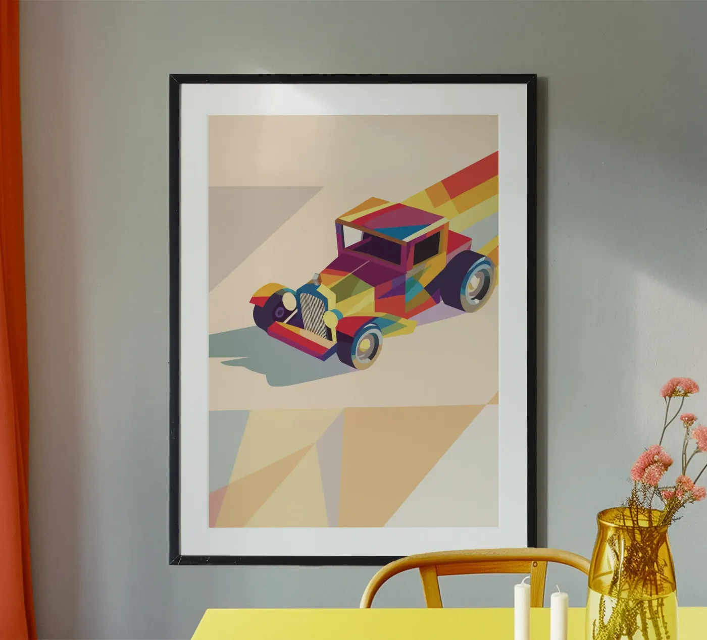 Classic Car Poster von POLYGON SPECIAL