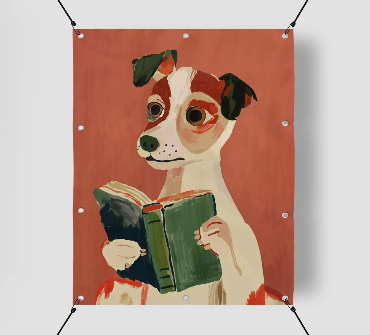 Il cane libraio telo in pvc da ArtsySesta