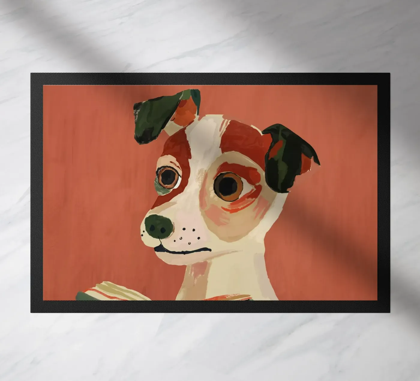 Il cane libraio zerbino da ArtsySesta
