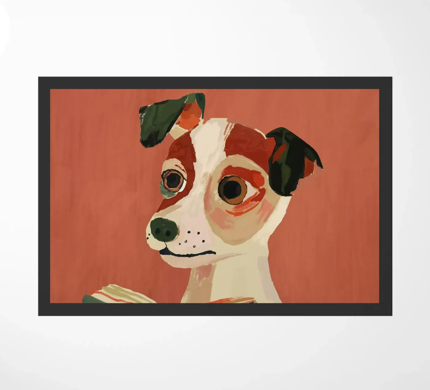 Il cane libraio zerbino da ArtsySesta