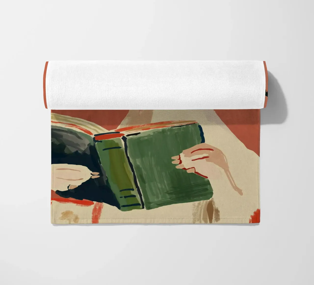 Il cane libraio telo mare da ArtsySesta