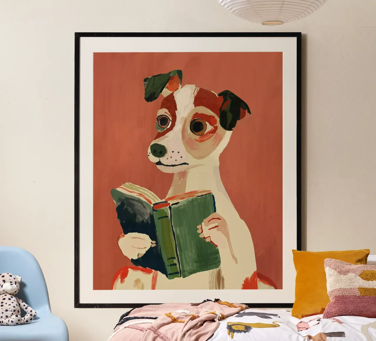 Il cane libraio poster da ArtsySesta