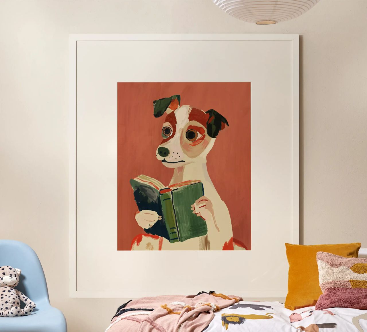 The Bookish Dog poster by ArtsySesta