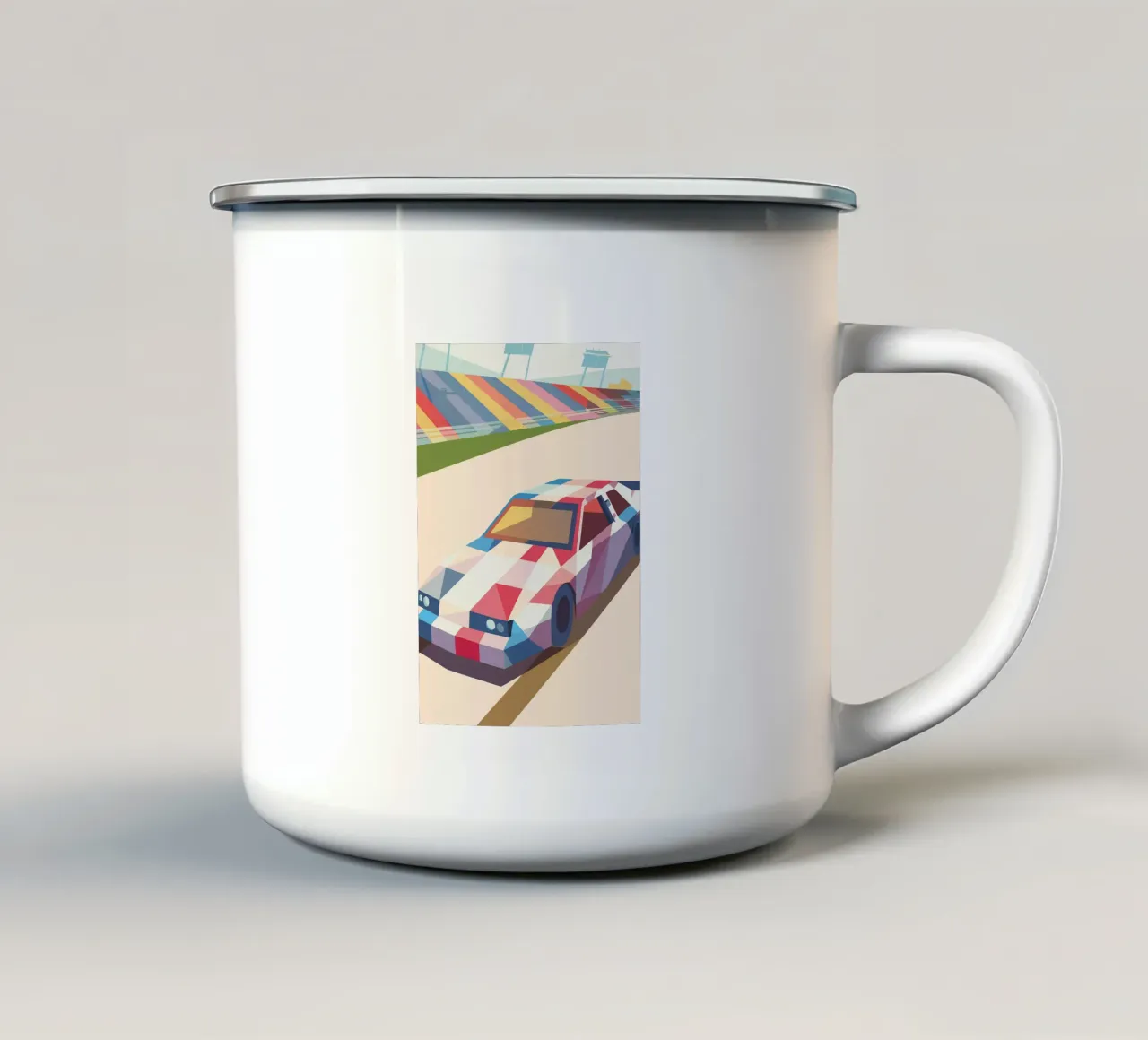 Auto da corsa in pista tazza in smalto da POLYGON SPECIAL