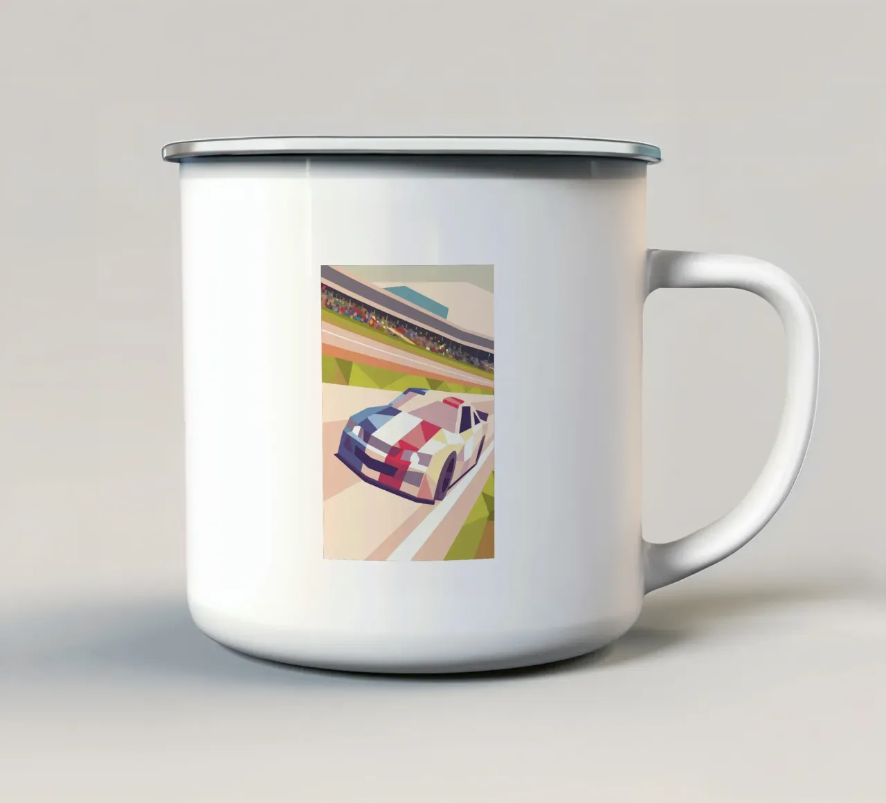 Auto da corsa in pista tazza in smalto da POLYGON SPECIAL