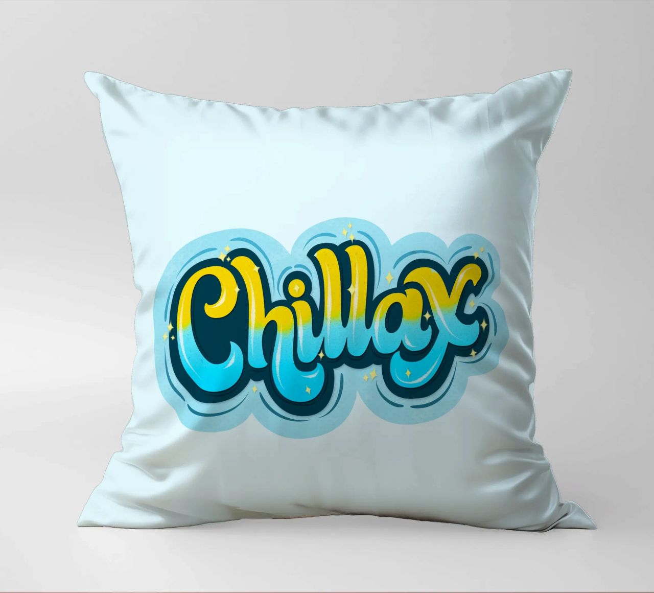Opnieuw chillen. Chillax. kussen van CalliLetters