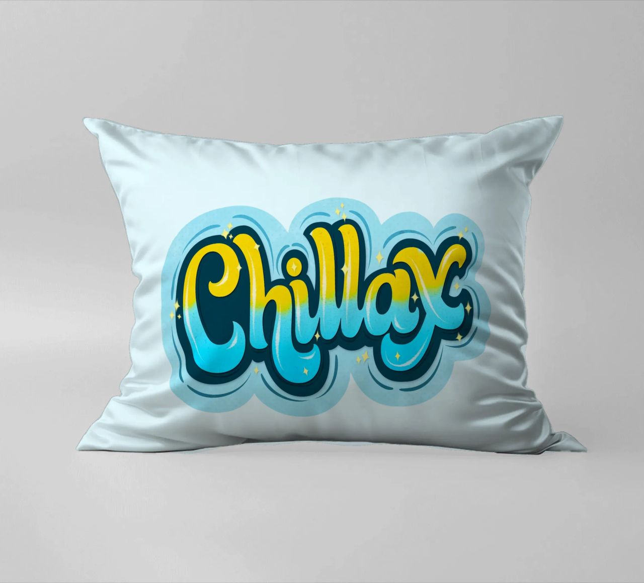 Opnieuw chillen. Chillax. kussen van CalliLetters