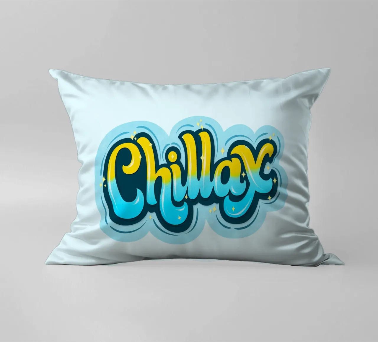 Chill mal wieder. Chillax. Kissen von CalliLetters