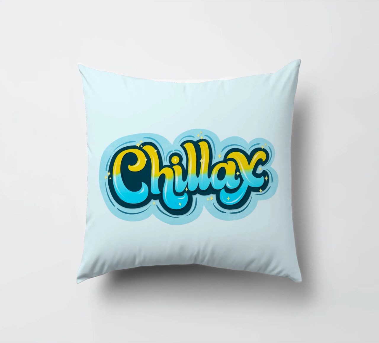 Opnieuw chillen. Chillax. kussen van CalliLetters
