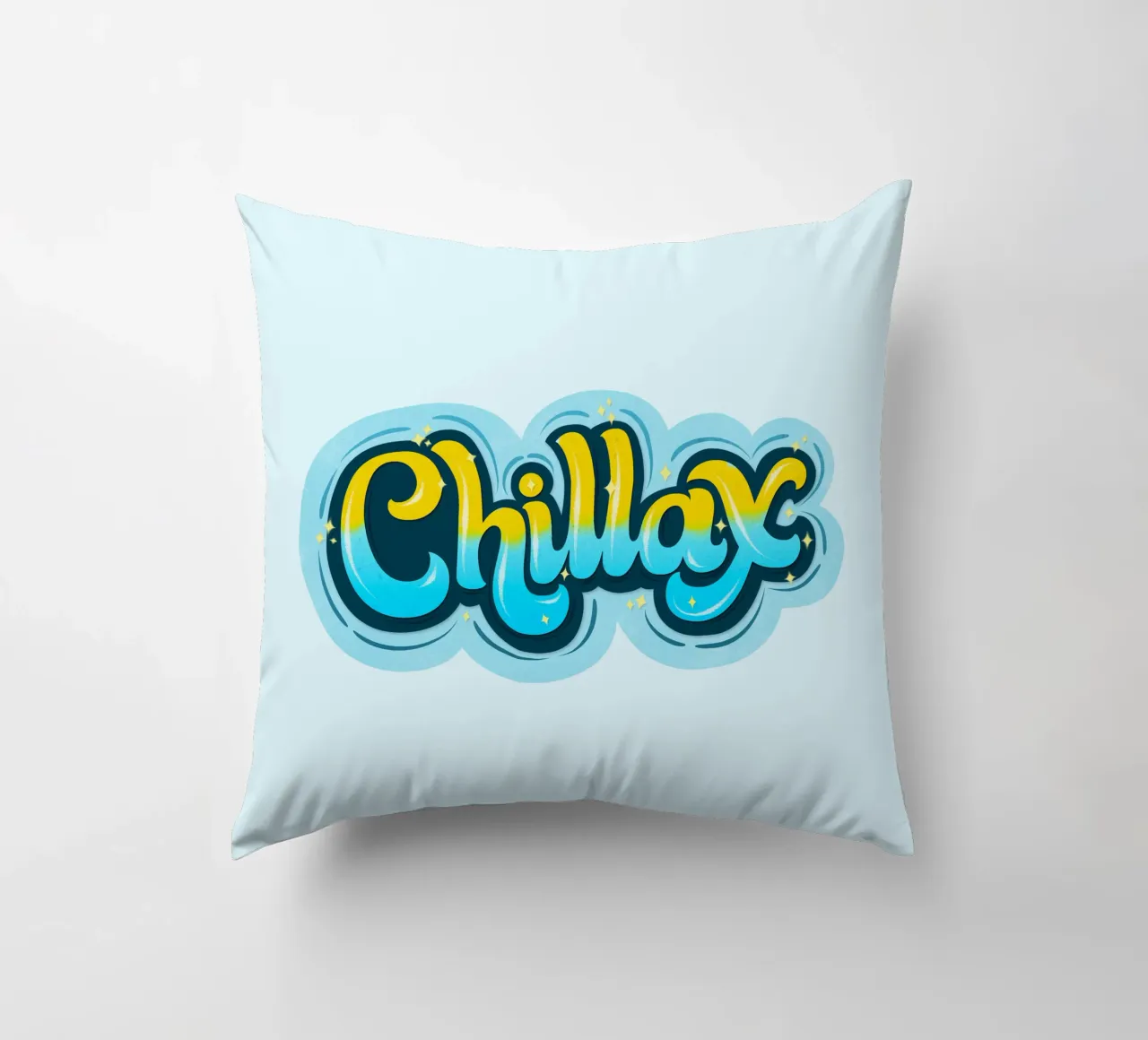 Chill mal wieder. Chillax. Kissen von CalliLetters