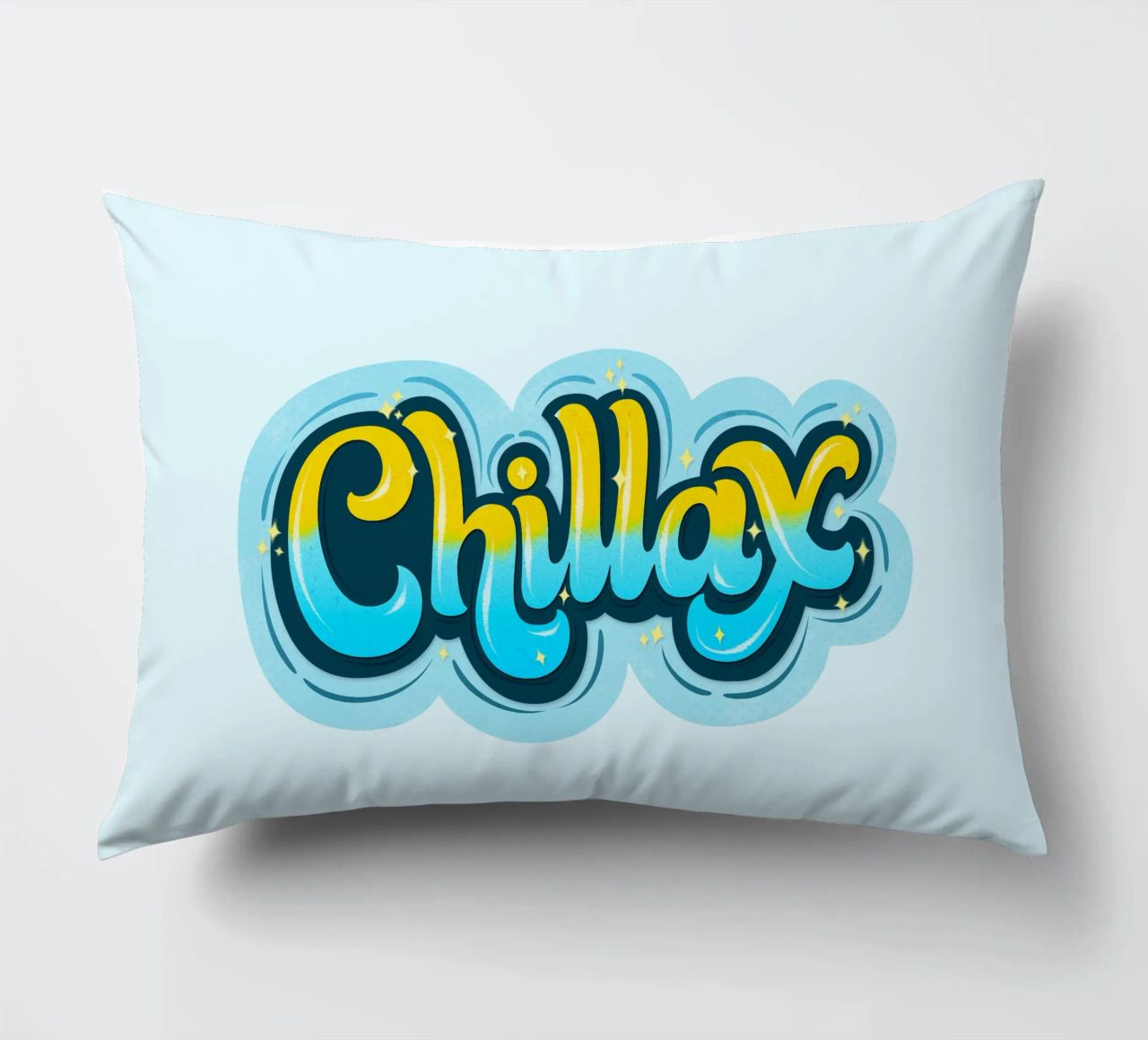Opnieuw chillen. Chillax. kussen van CalliLetters