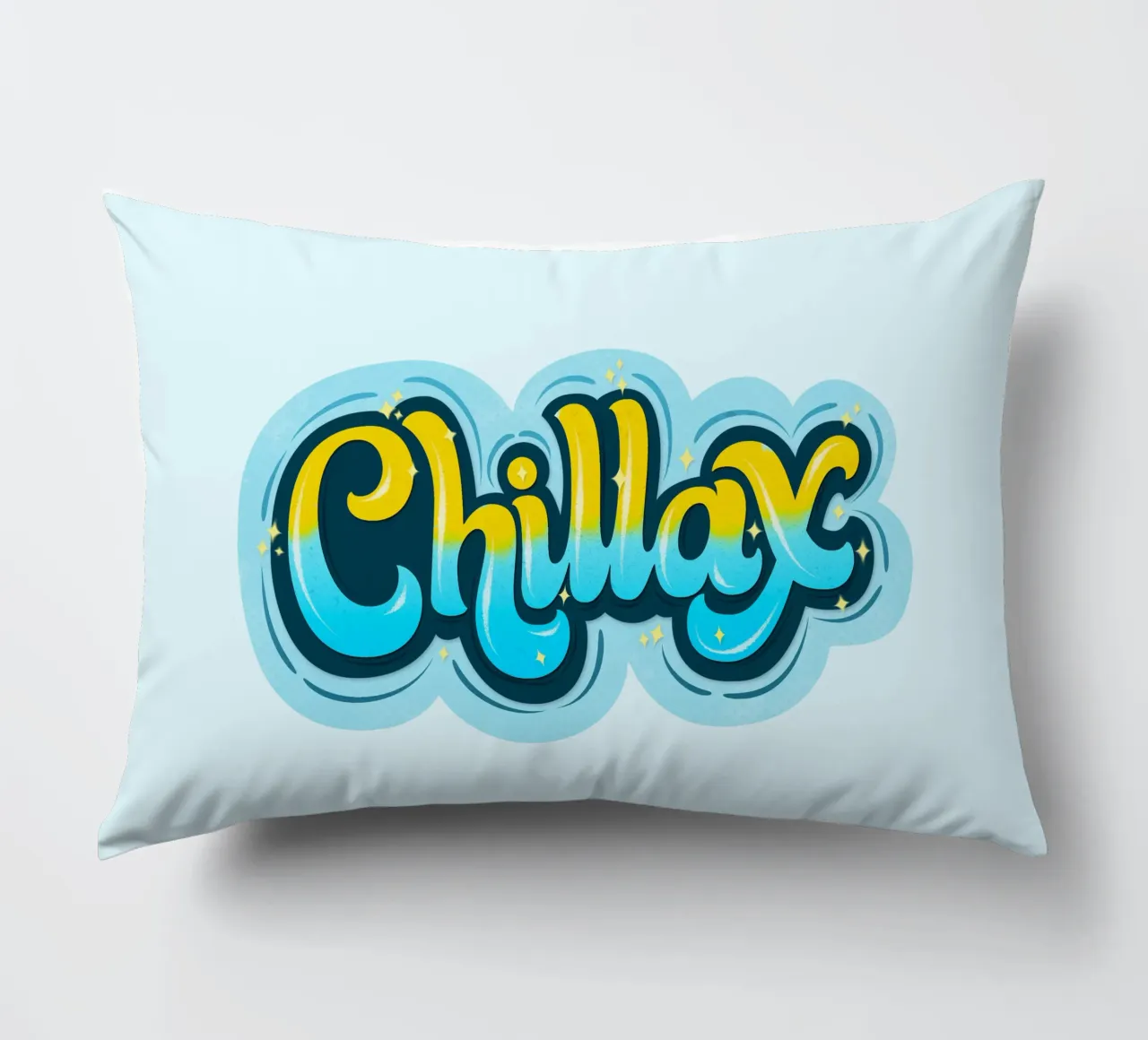 Chill mal wieder. Chillax. Kissen von CalliLetters