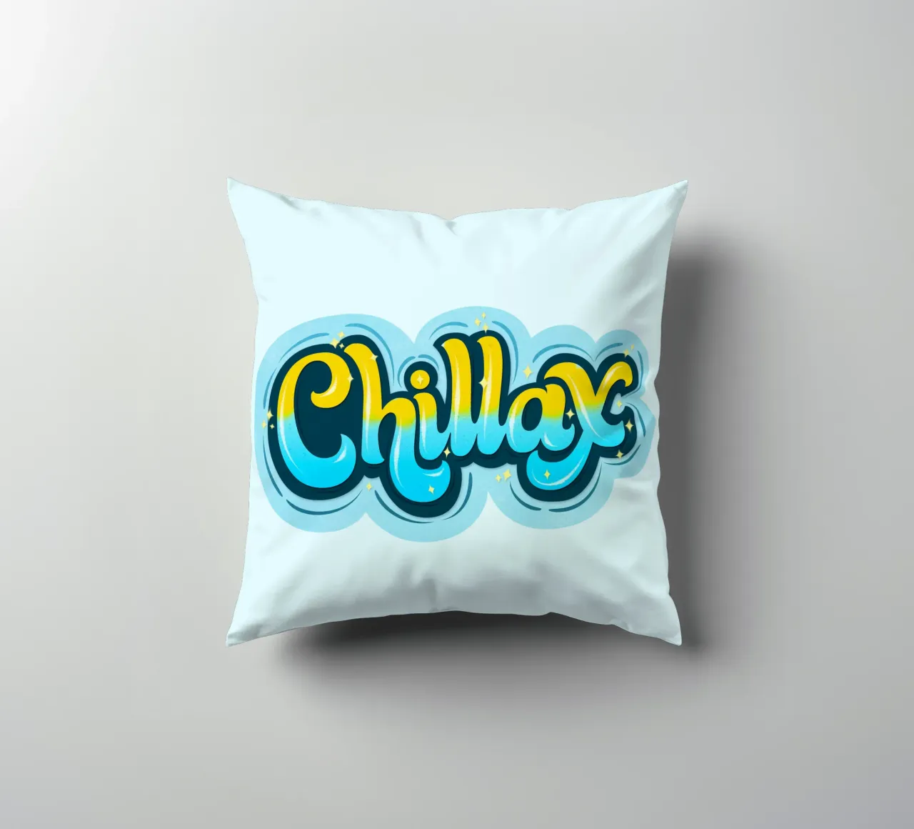 Chill mal wieder. Chillax. Kissen von CalliLetters