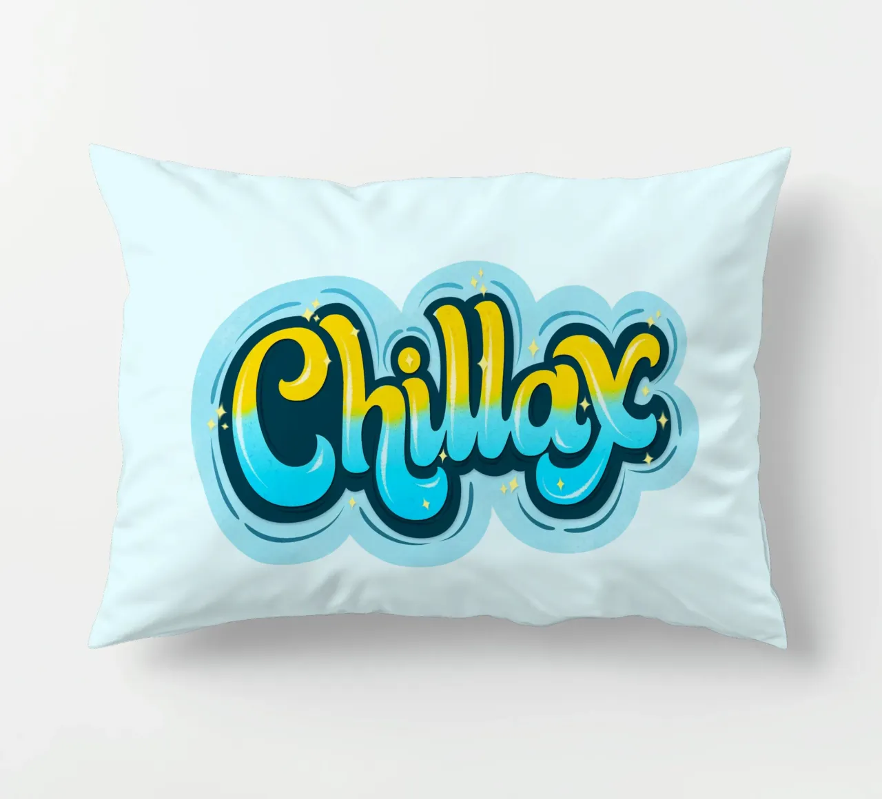 Chill mal wieder. Chillax. Kissen von CalliLetters