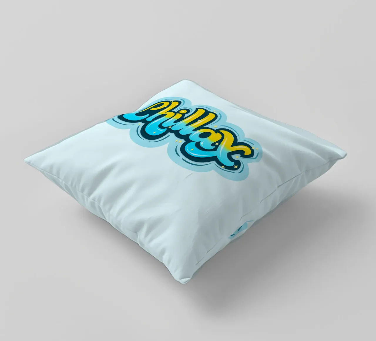 Chill mal wieder. Chillax. Kissen von CalliLetters