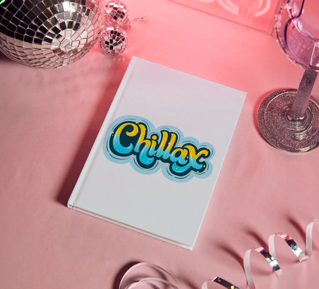 Chill again. Chillax. notebook by CalliLetters