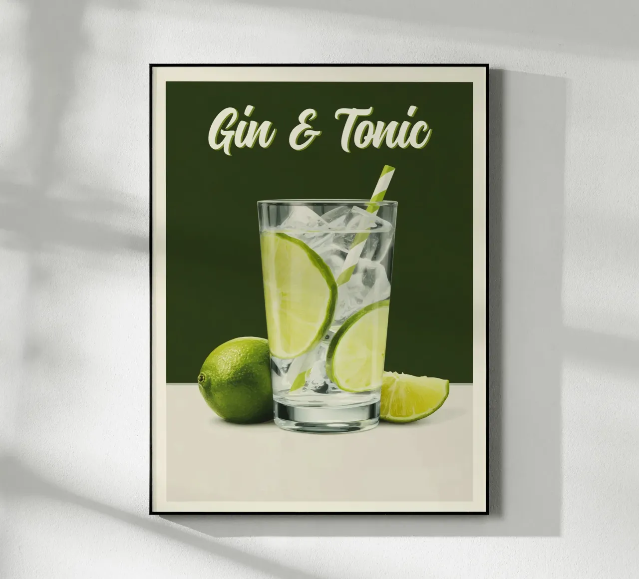 Gin & Tonic classico al lime plexiglass da Cocktail Party