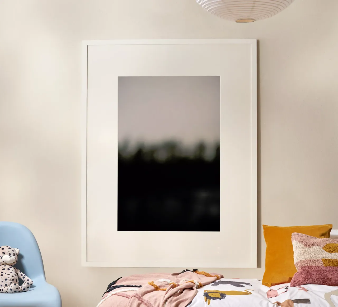 On Road 1 poster con telaio in legno da RK Design
