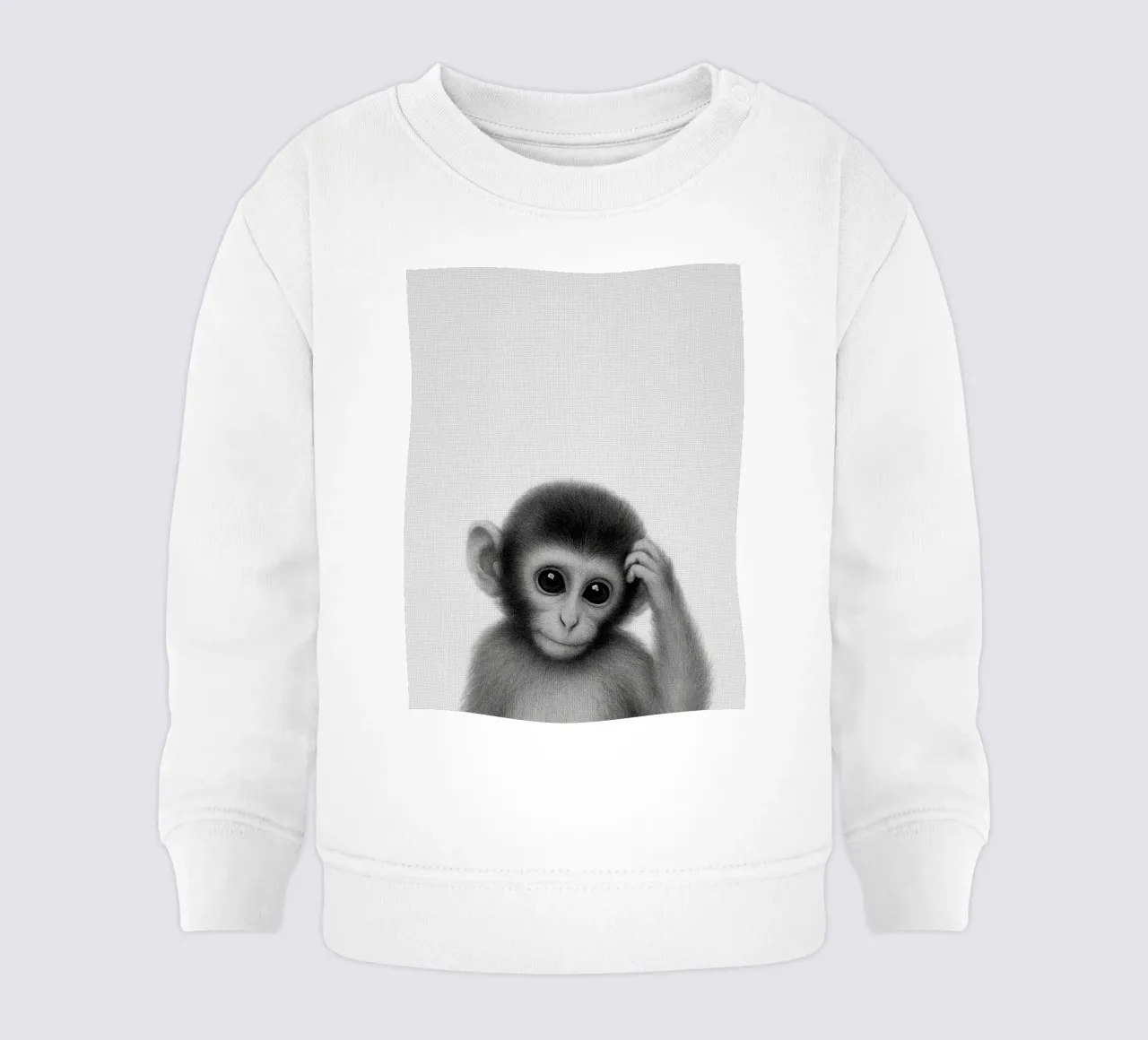Monkey felpa neonato da Ella Barga