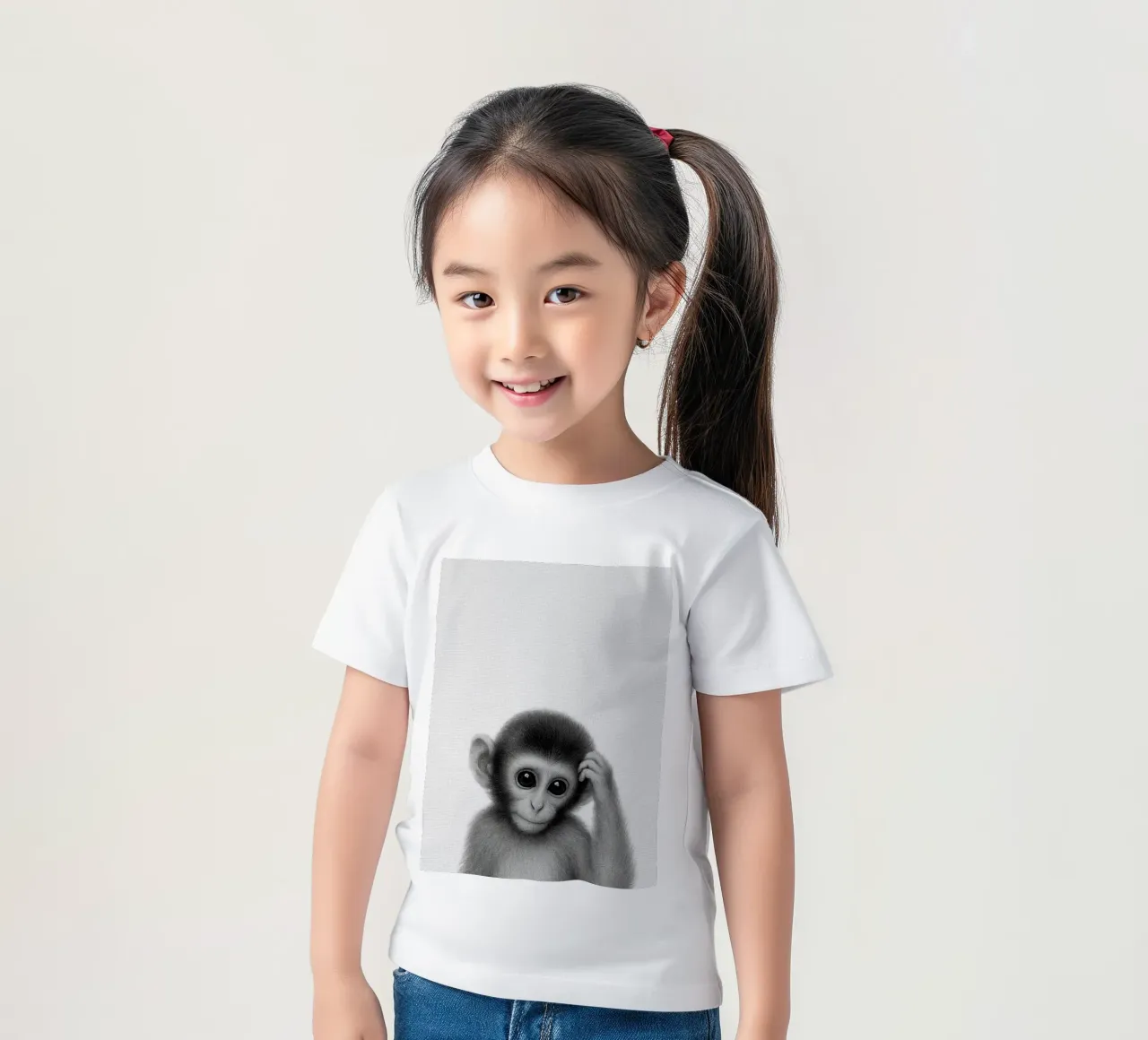 Monkey t-shirt bambini da Ella Barga