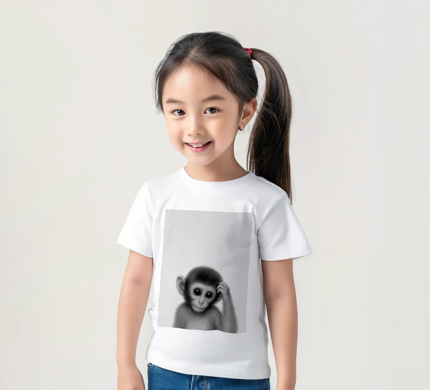 Monkey t-shirt bambini da Ella Barga
