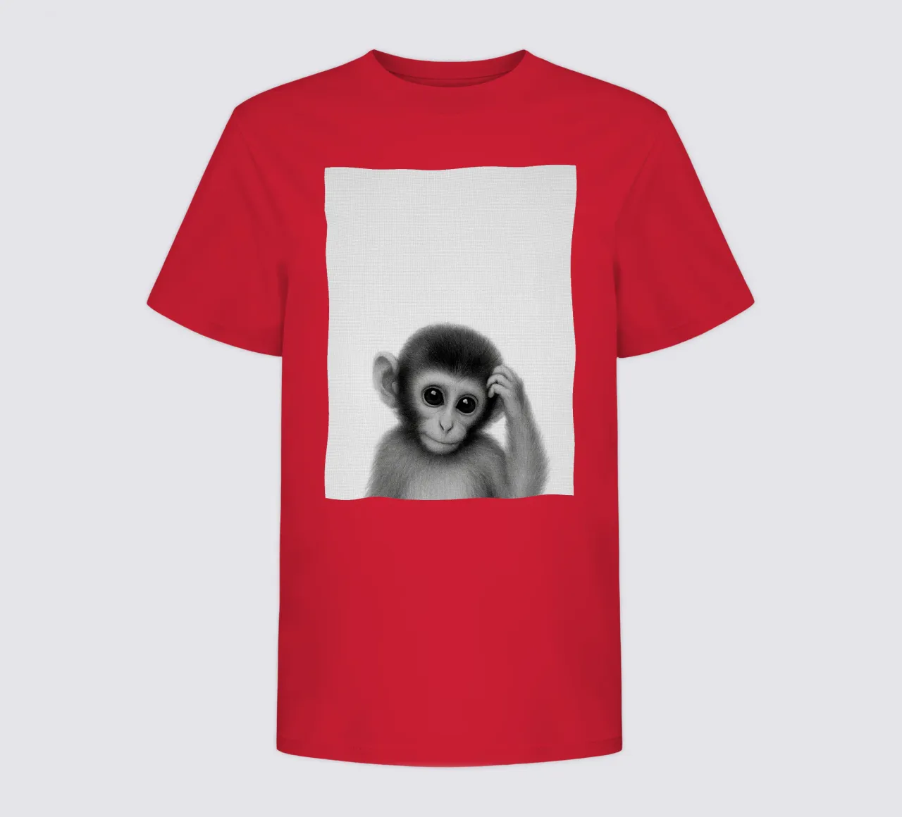 Monkey kinder t-shirt van Ella Barga