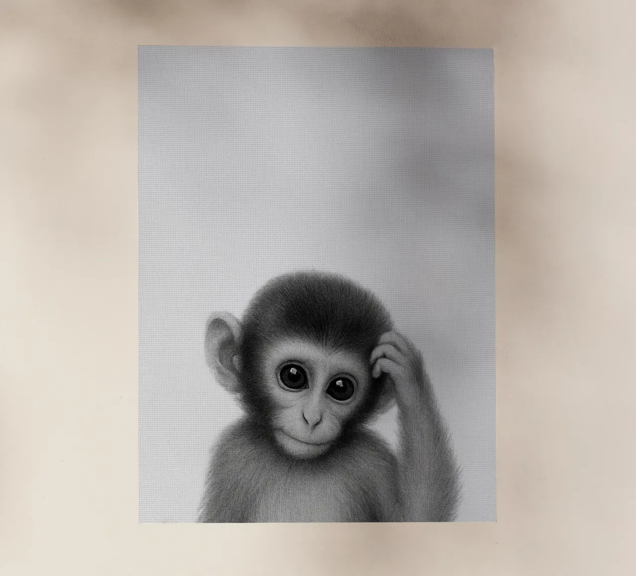 Monkey pellicola backlit da Ella Barga