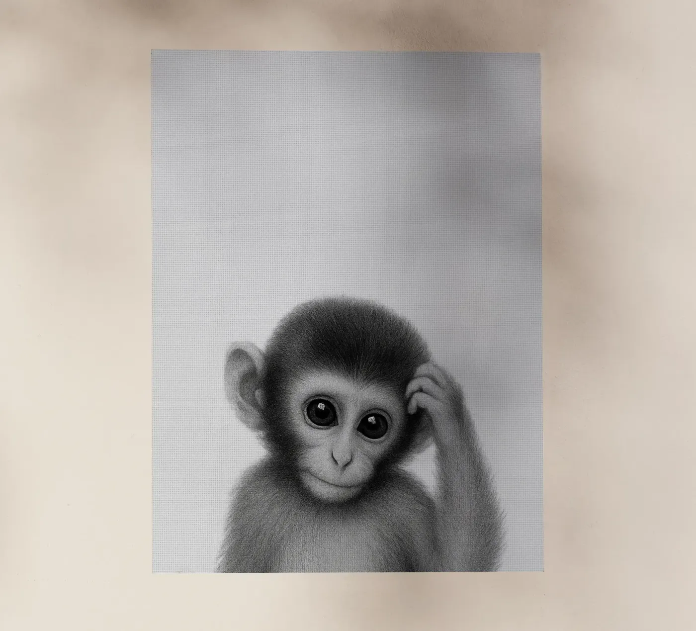 Monkey backlit folie van Ella Barga