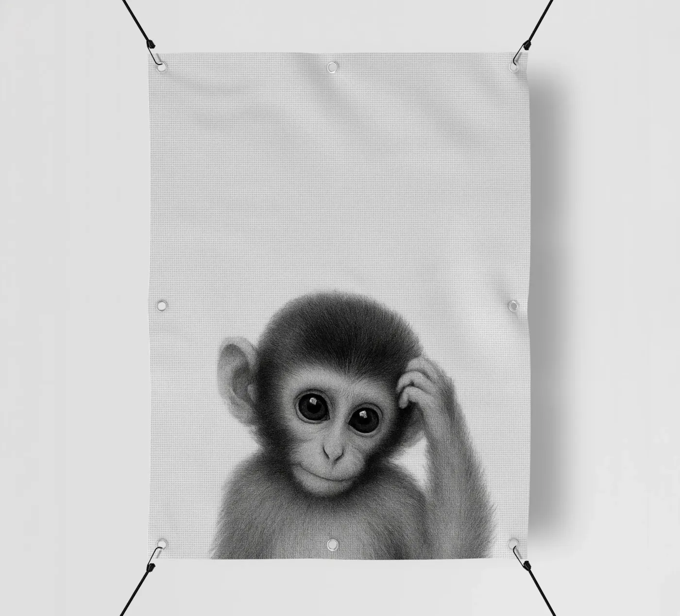 Monkey bâche pvc de Ella Barga