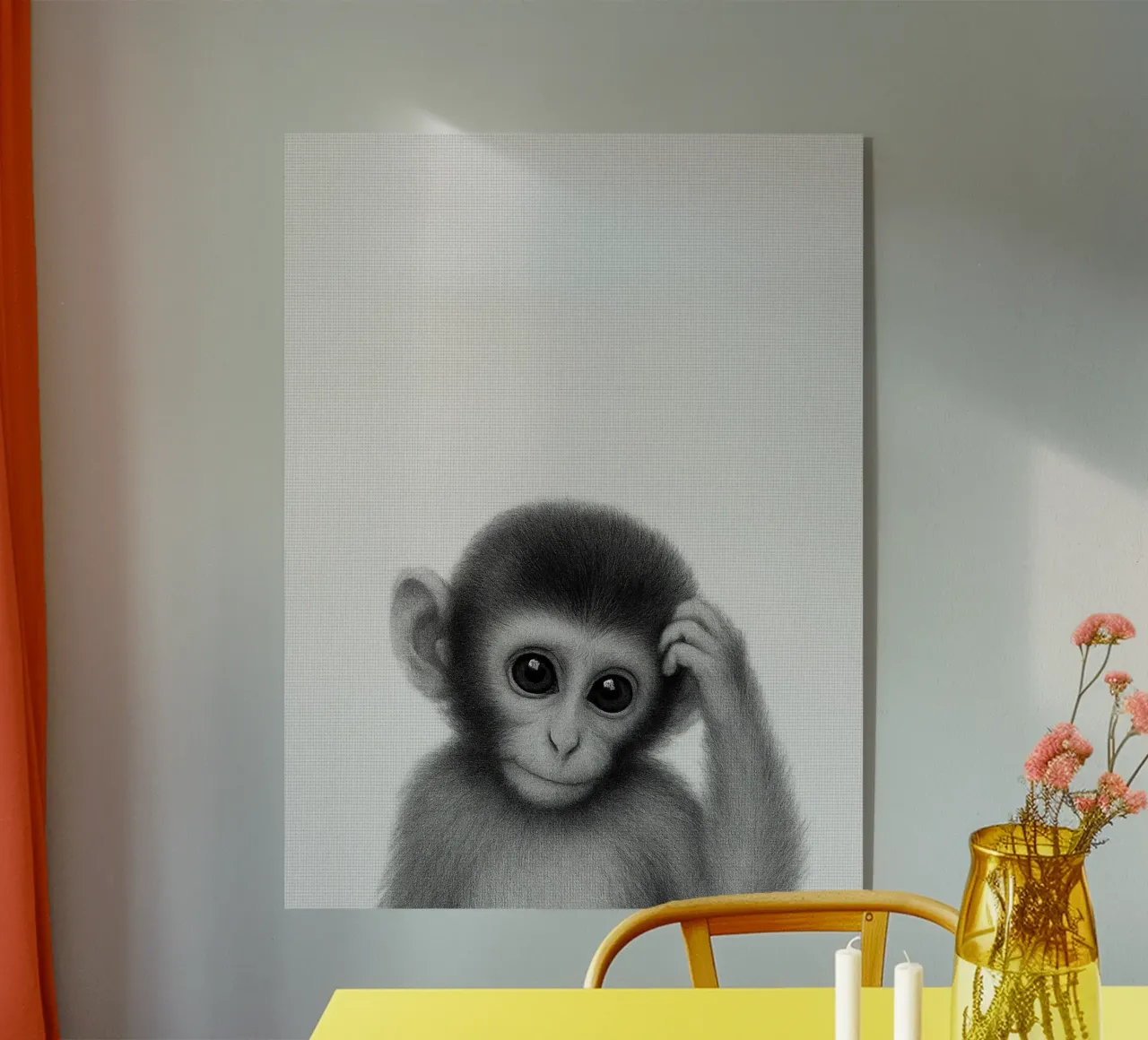 Monkey plexiglass da Ella Barga