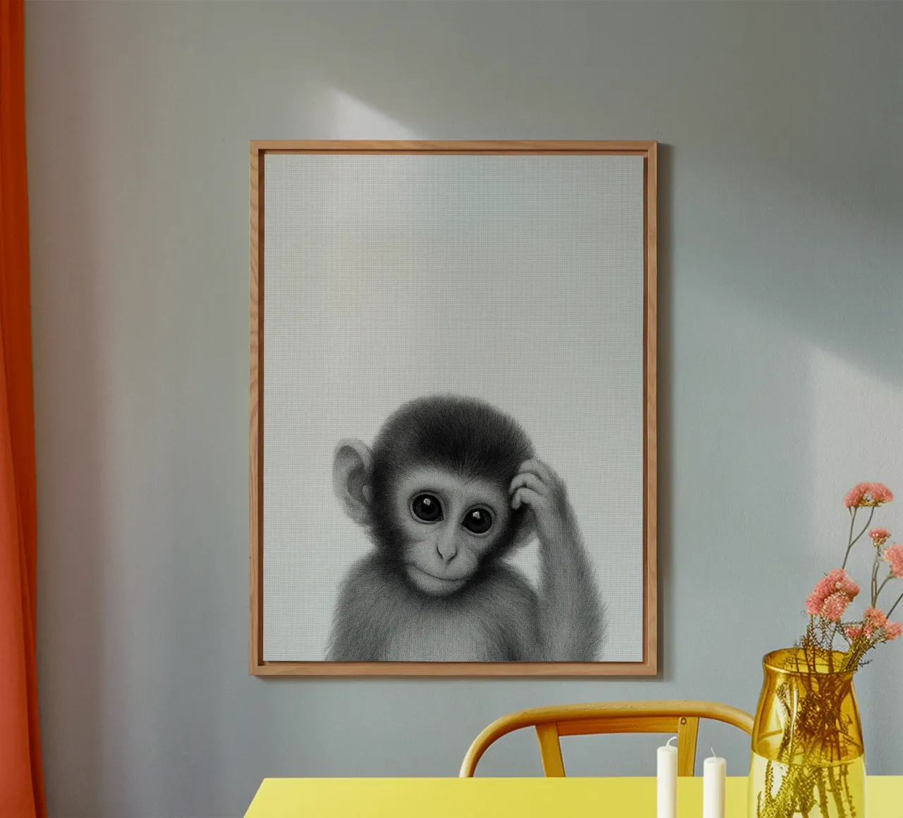 Monkey forex plate by Ella Barga