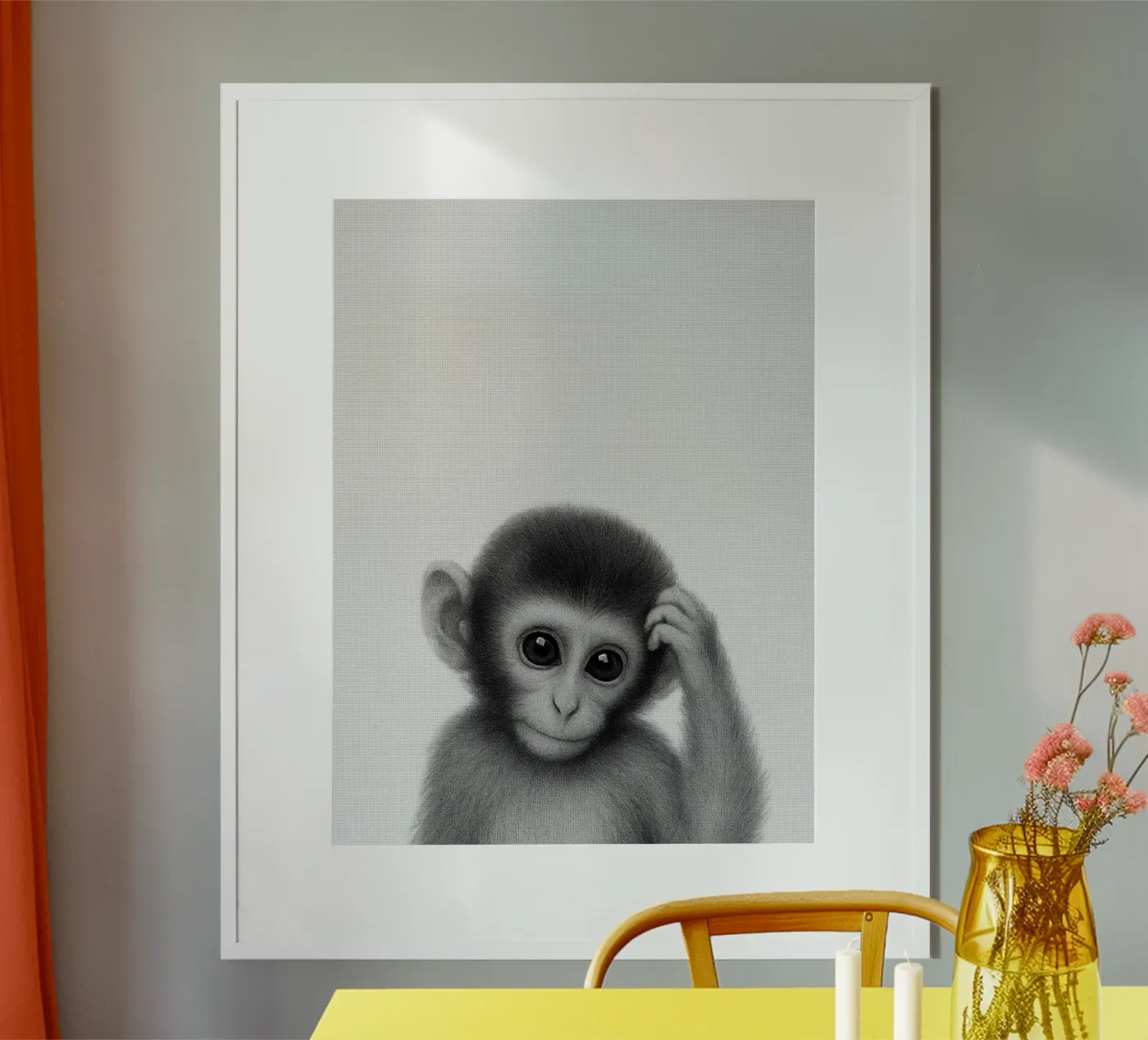 Monkey poster de Ella Barga