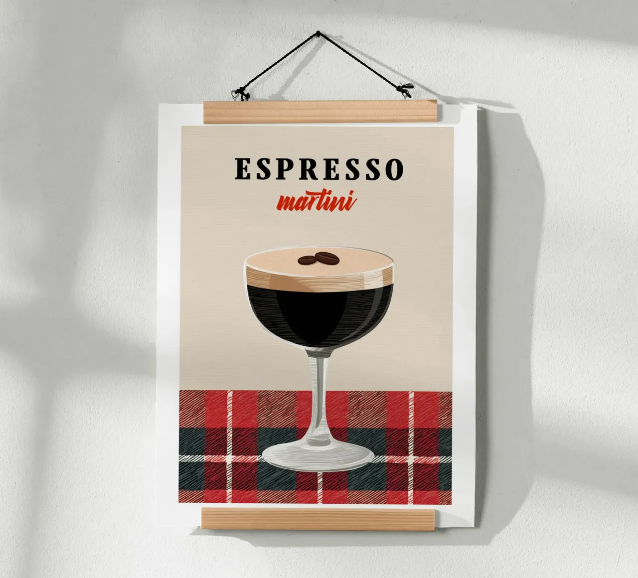 Tartan Espresso Martini hahnemühle by Cocktail Party