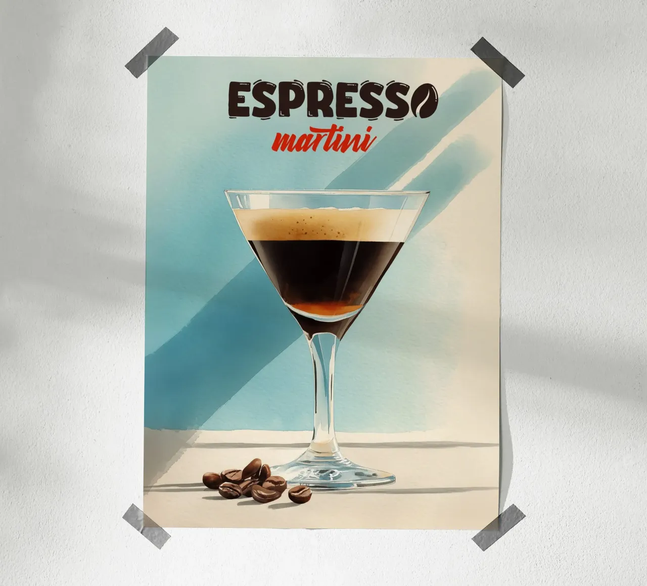 Aqua Glow Espresso Martini hahnemühle by Cocktail Party