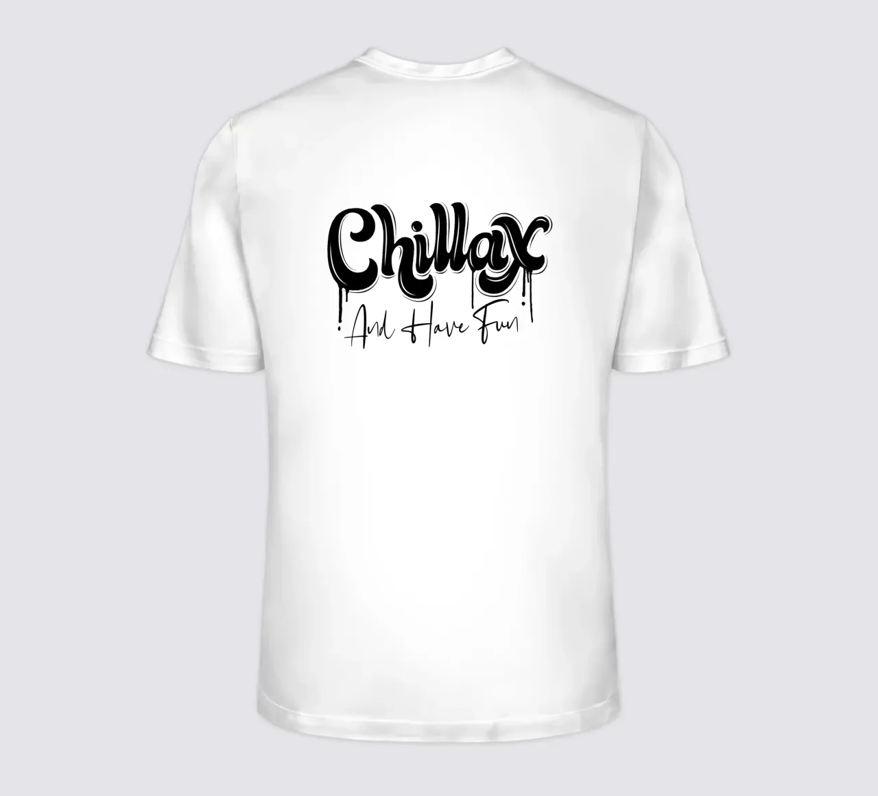 Rilassarsi e rilassarsi. Chillax. Stile di strada e un po' di graffiti t-shirt da CalliLetters
