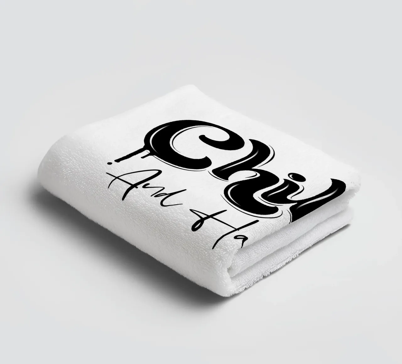 Rilassarsi e rilassarsi. Chillax. Stile di strada e un po' di graffiti asciugamano da bagno da CalliLetters