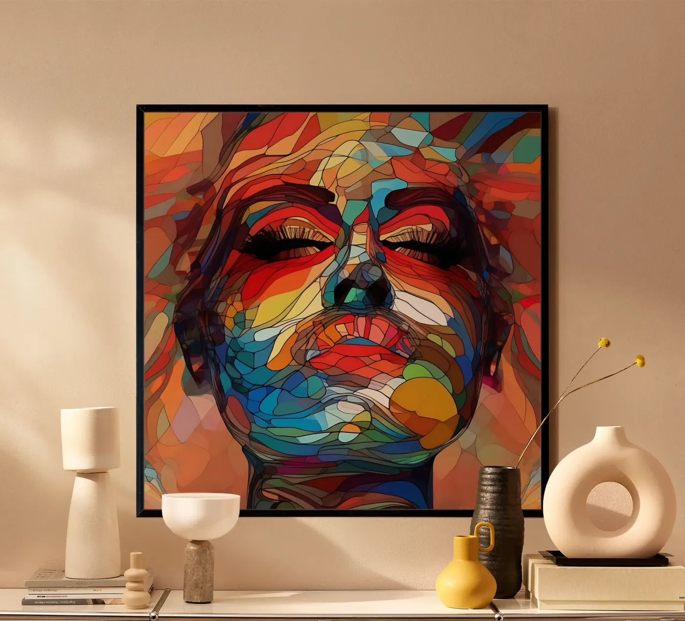 Face_1 poster by Farbträume