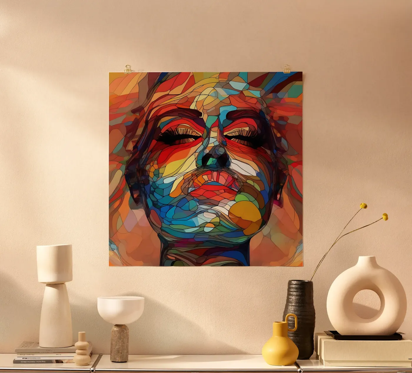 Face_1 poster by Farbträume