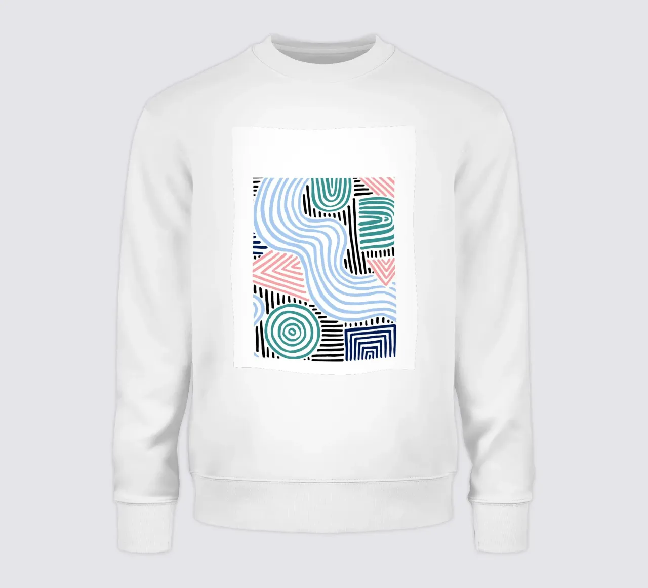 Linee astratte - Pattern art moderni felpa da Cozy Vibes