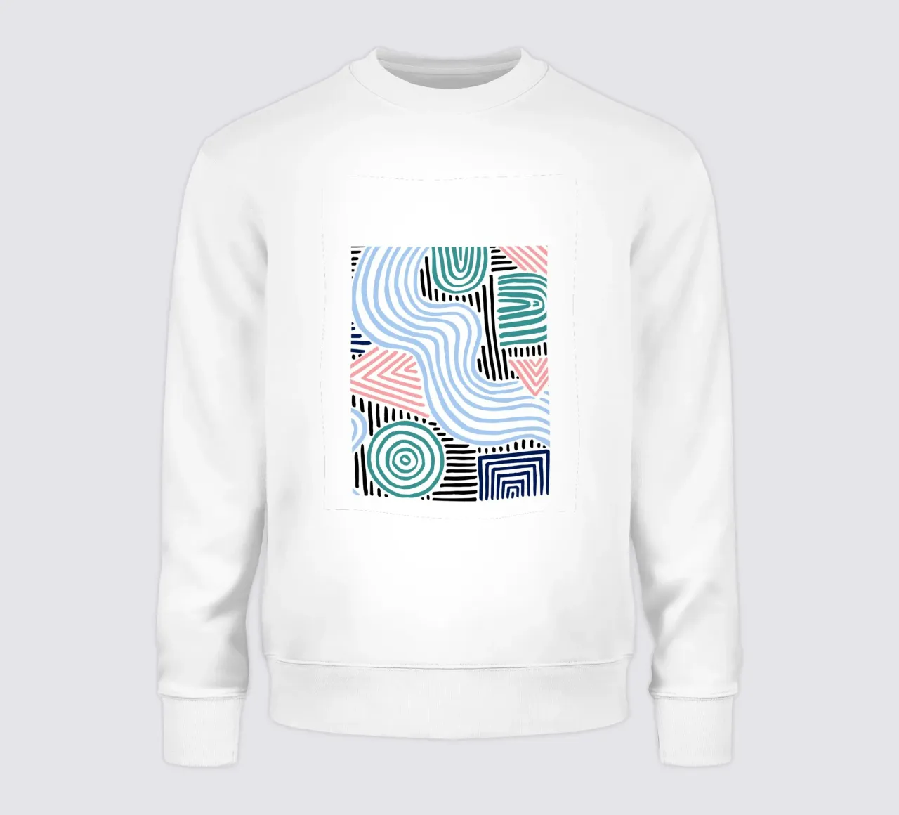 Linee astratte - Pattern art moderni felpa da Cozy Vibes