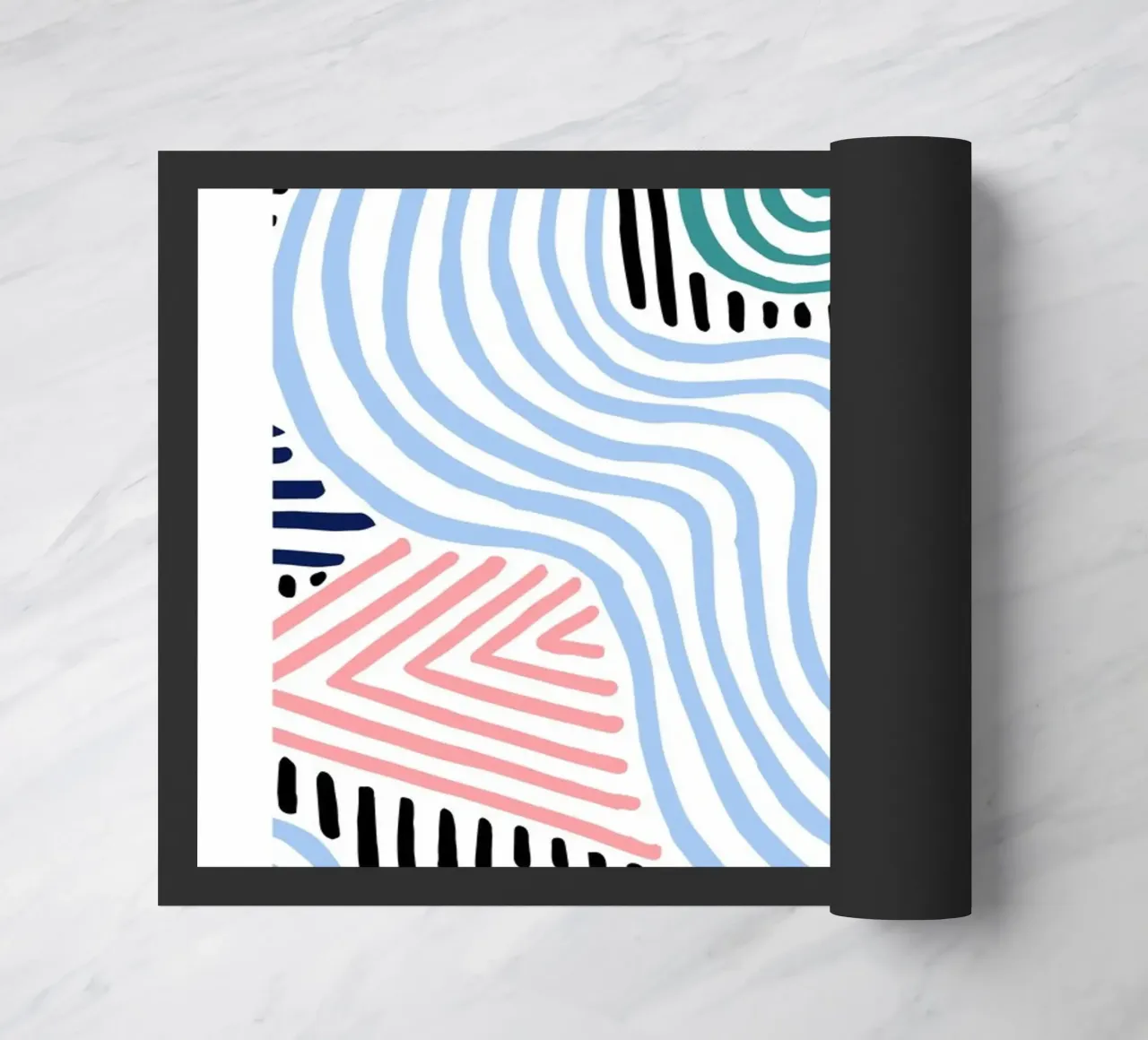 Linee astratte - Pattern art moderni zerbino da Cozy Vibes