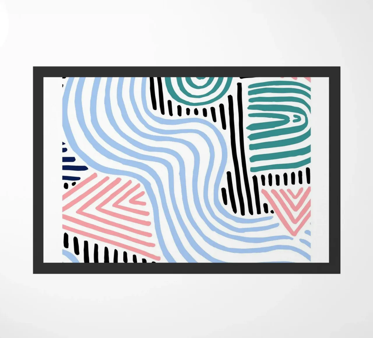 Linee astratte - Pattern art moderni zerbino da Cozy Vibes