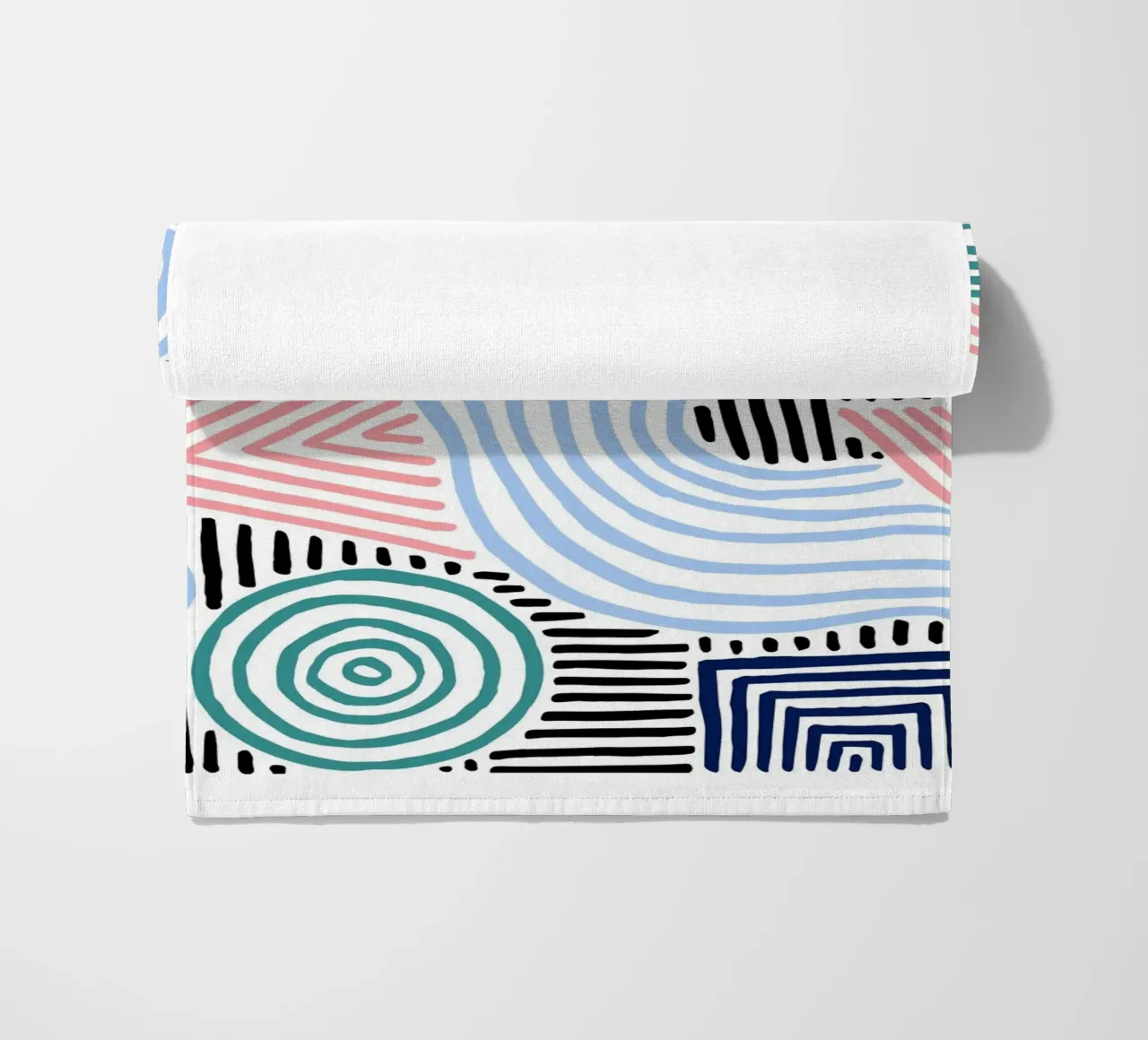 Linee astratte - Pattern art moderni telo mare da Cozy Vibes