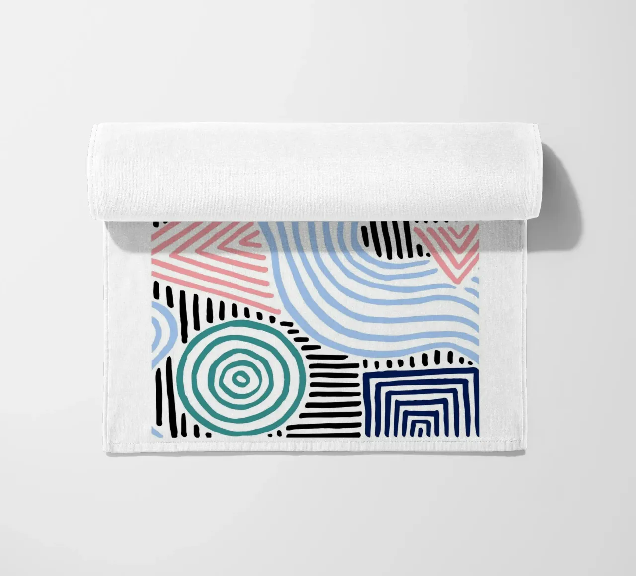 Linee astratte - Pattern art moderni telo mare da Cozy Vibes