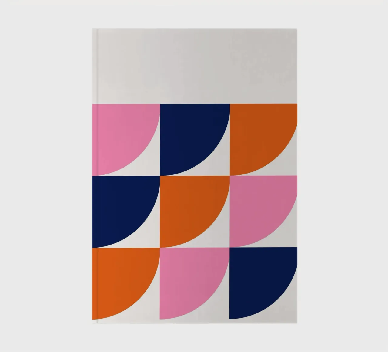 Geo Blocks – Modern Color Shapes notebook by Cozy Vibes
