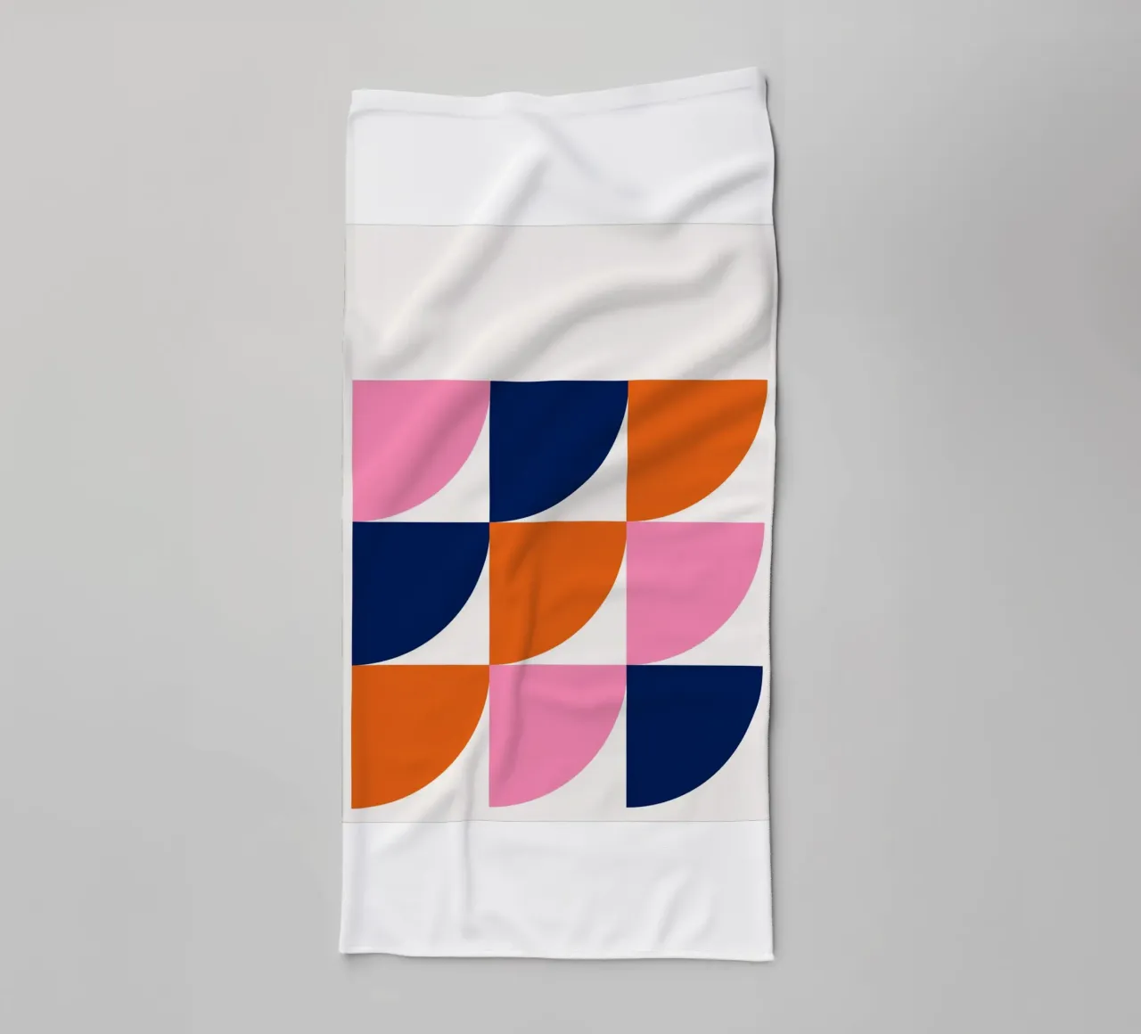 Geo Blocks – Modern Color Shapes towel by Cozy Vibes
